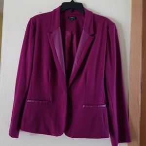 Purple blazer
